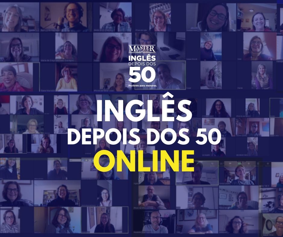 Aula Experimental - Inglês depois dos 50 ONLINE